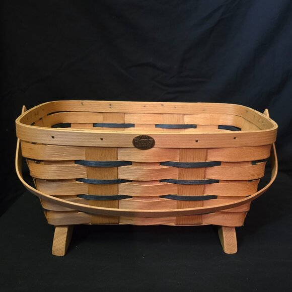 Petersboro Basket Co USA Large Magazine & Fireside Storage Basket - Picture 7 of 9